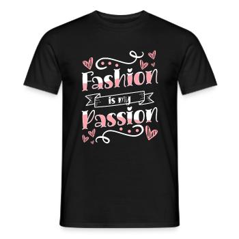 Shopping Fashionable Fashion Queen Trendsetter - Men's T-Shirt - black - Front - AI Model Male 178 light (178cm)