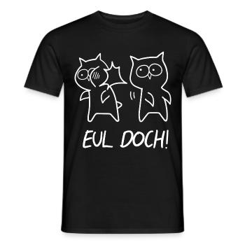 Eul Doch - Männer T-Shirt - Schwarz - Vorne - AI Model Male 178 light (178cm)
