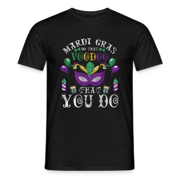 Karneval Maske Bunt Spaß - Männer T-Shirt - Schwarz - Vorne - AI Model Male 178 light (178cm)