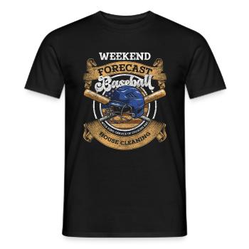 Baseball Winner Game Stroke Ball - Men's T-Shirt - black - Front - AI Model Male 178 light (178cm)