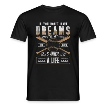 Sports Ball Ball Sports Pitching - T-shirt homme - noir - Devant - AI Model Male 178 light (178cm)