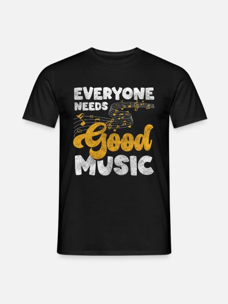 Musiker Band Fan - Männer T-Shirt - Schwarz