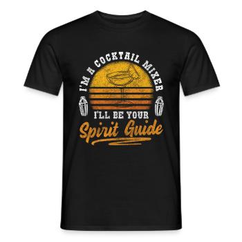 Blender Boissons Drinker Rum - T-shirt homme - noir - Devant - AI Model Male 178 light (178cm)