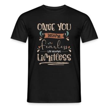 Dream Wishes Sleep - Men's T-Shirt - black - Front - AI Model Male 178 light (178cm)