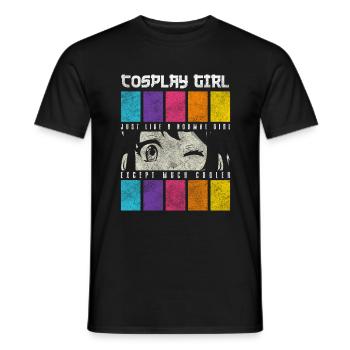 Disguise Mask Japan Fan - Men's T-Shirt - black - Front - AI Model Male 178 light (178cm)