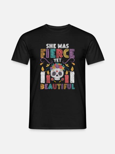 Mexiko Tod Ehrentag Allerheiligen - Männer T-Shirt - Schwarz