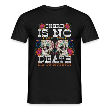Mexico Death Honor Remembrance - Men's T-Shirt - black - Front - AI Model Male 178 light (178cm)