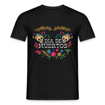 Mexico Solid Skeleton - Men's T-Shirt - black - Front - AI Model Male 178 light (178cm)