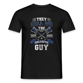 Fléchettes Arrow Target Sports Homme - T-shirt homme - noir - Devant - AI Model Male 178 light (178cm)