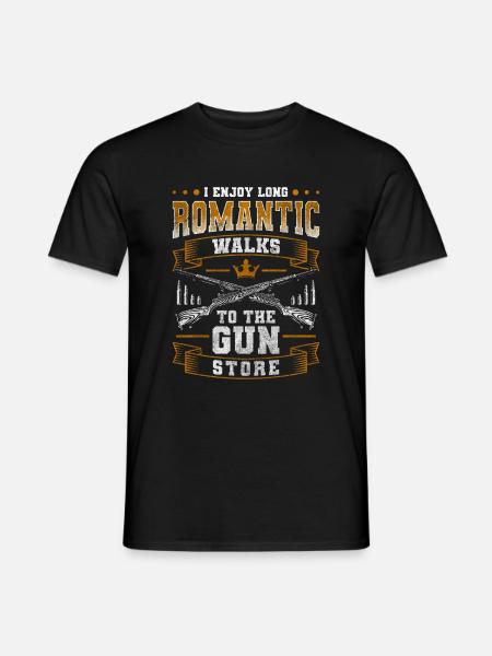 Gun Club Shooter Hunting Firearm - Men's T-Shirt - black