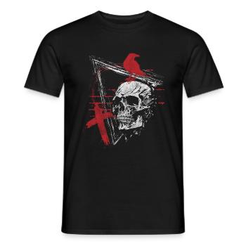Trash Polka Modern Wild Black - Männer T-Shirt - Schwarz - Vorne - AI Model Male 178 light (178cm)