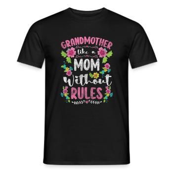 Papy Petit-enfant Amour Bébé - T-shirt homme - noir - Devant - AI Model Male 178 light (178cm)