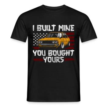 Tuner show garage - Männer T-Shirt - Schwarz - Vorne - AI Model Male 178 light (178cm)