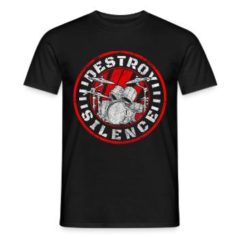 Rock Music Band Guitar Rock and Roll - Men's T-Shirt - black - Front - AI Model Male 178 light (178cm)