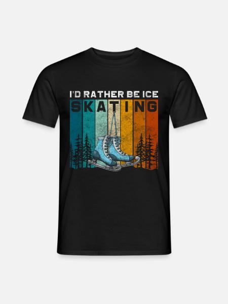 Ice Skates Hobby - Men's T-Shirt - black