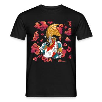 Asia Fighters Tell Fairy Tale - Men's T-Shirt - black - Front - AI Model Male 178 light (178cm)