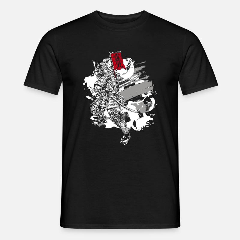 Orient Samouraï Dessins Créature - T-shirt homme - noir