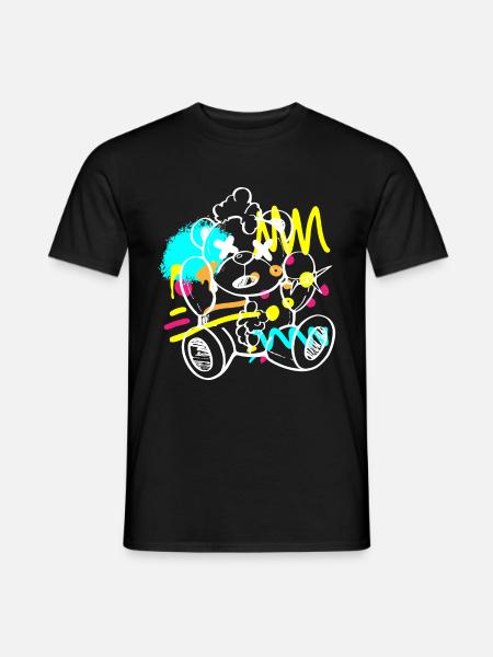 Urban Mauer Breakdance Streetmind - Men's T-Shirt - black