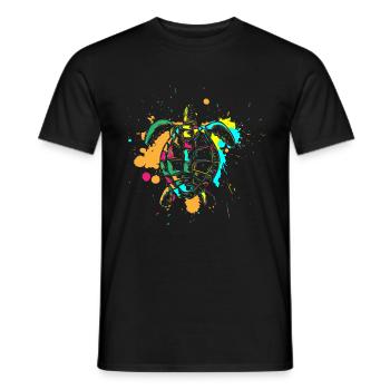 Meer Wasser Niedlich - Männer T-Shirt - Schwarz - Vorne - AI Model Male 178 light (178cm)
