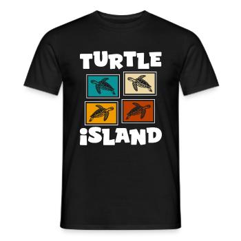 Meer Wasser Niedlich - Männer T-Shirt - Schwarz - Vorne - AI Model Male 178 light (178cm)