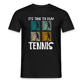 Club de jeux sportifs - T-shirt homme - noir - Devant - AI Model Male 178 light (178cm)