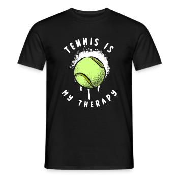 Sports Player Match Club - Men's T-Shirt - black - Front - AI Model Male 178 light (178cm)