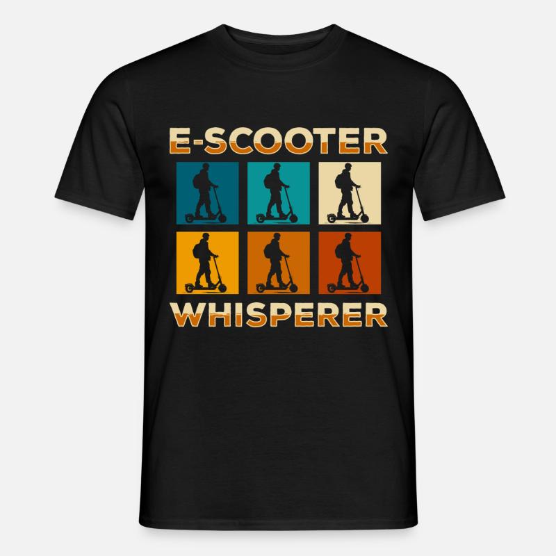 E-Scooter Scooter Driver Speedster - Men's T-Shirt - black