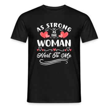 Journée de la femme, Pouvoir des femmes, Égalité, Célébrations - T-shirt homme - noir - Devant - AI Model Male 178 light (178cm)
