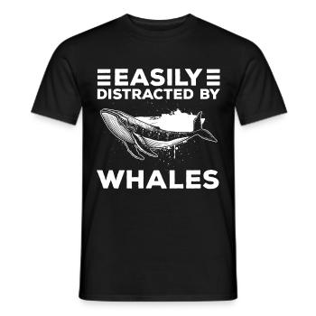 Sea Water Environmental Protection - Men's T-Shirt - black - Front - AI Model Male 178 light (178cm)