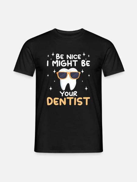 Dentiste Assistant Dentaire Médecine - T-shirt homme - noir