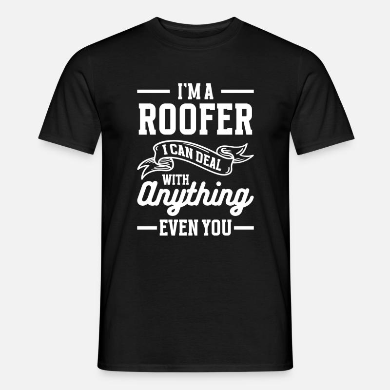 Artisan Construction de maison Charpentier - T-shirt homme - noir