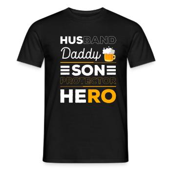 Männer Aktionstag Bart Maskulin - Männer T-Shirt - Schwarz - Vorne - AI Model Male 178 light (178cm)