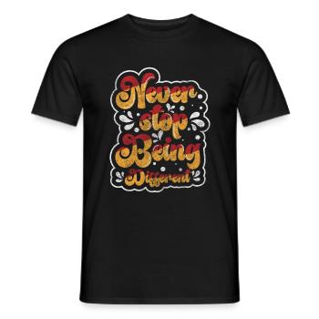 Individuel Différent Respect Spécial - T-shirt homme - noir - Devant - AI Model Male 178 light (178cm)