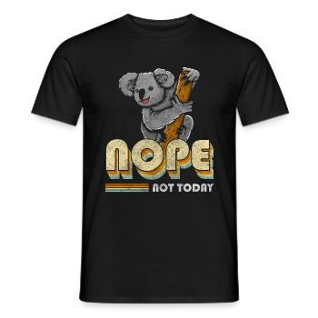 Koalabären Outback Bär - Männer T-Shirt - Schwarz - Vorne - AI Model Male 178 light (178cm)