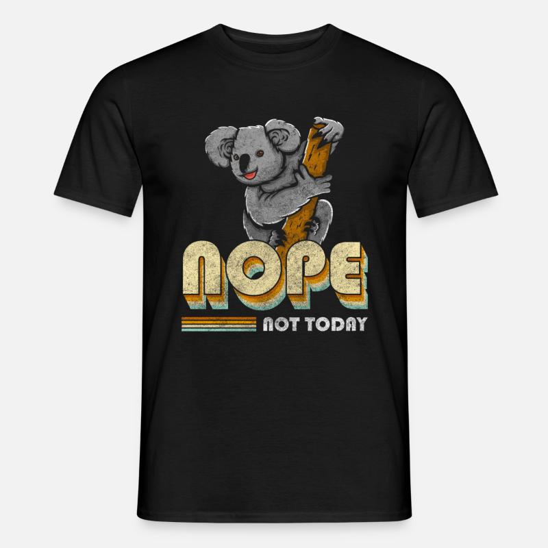 Koalabären Outback Bär - Männer T-Shirt - Schwarz