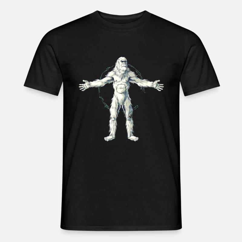 Yeti - Männer T-Shirt - Schwarz