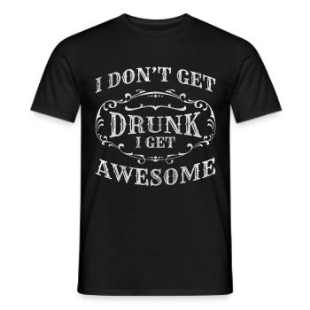 Tournée des bars pour célébrer Funny Squad - T-shirt homme - noir - Devant - AI Model Male 178 light (178cm)