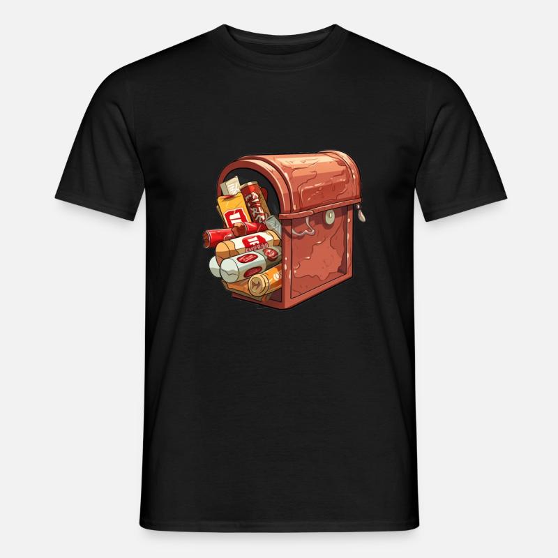 Spam Informatikwitz - Männer T-Shirt - Schwarz