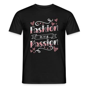Fashion Lover Model - Men's T-Shirt - black - Front - AI Model Male 178 light (178cm)