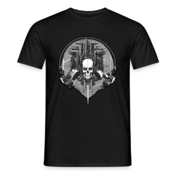Rave Jumpstyle Music Exciting - Men's T-Shirt - black - Front - AI Model Male 178 light (178cm)
