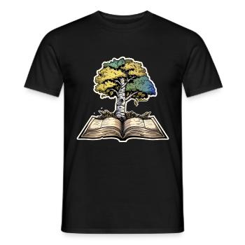 Read - Men's T-Shirt - black - Front - AI Model Male 178 light (178cm)