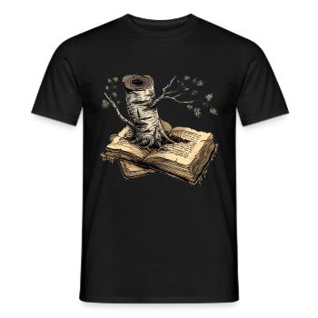 Read - Men's T-Shirt - black - Front - AI Model Male 178 light (178cm)