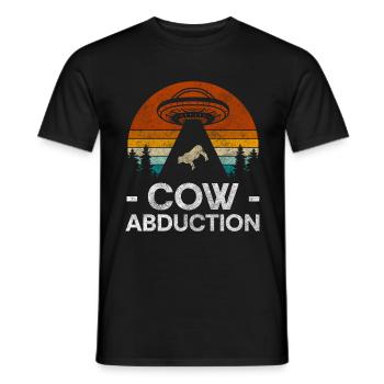 Taches de vache d’éleveur de bœuf - T-shirt homme - noir - Devant - AI Model Male 178 light (178cm)