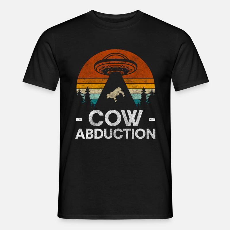 Rind Bauer Kuhflecken - Männer T-Shirt - Schwarz