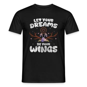 Mystical Form Stars Power - Men's T-Shirt - black - Front - AI Model Male 178 light (178cm)