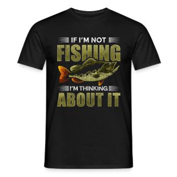 Angler Men Bière - T-shirt homme - noir - Devant - AI Model Male 178 light (178cm)