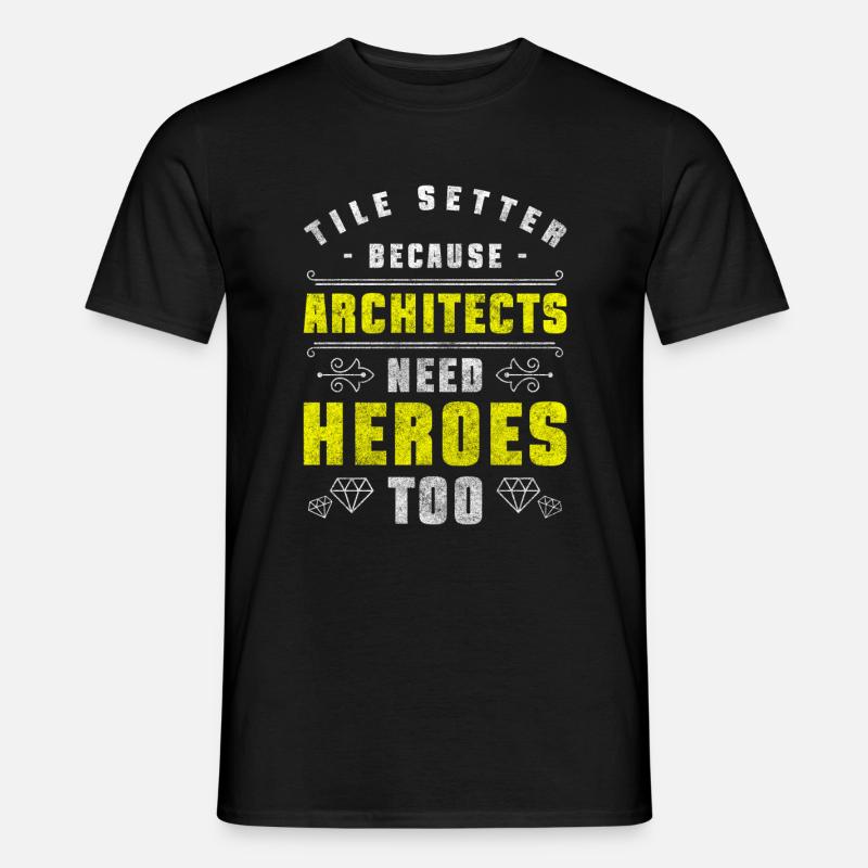 Tiler Floor Master Construction - Men's T-Shirt - black