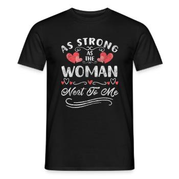 International Women's Day Girl Feminine - Men's T-Shirt - black - Front - AI Model Male 178 light (178cm)