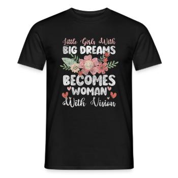 International Women's Day Girls Celebrate Society - Men's T-Shirt - black - Front - AI Model Male 178 light (178cm)