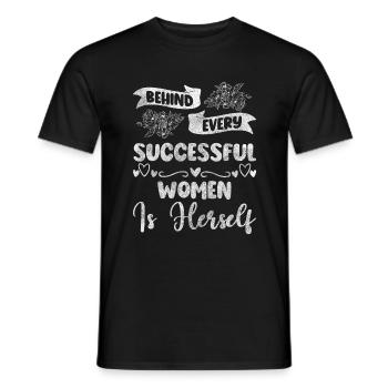 International Women's Day Emancipation Right Future - Men's T-Shirt - black - Front - AI Model Male 178 light (178cm)